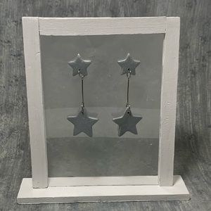 Handmade Clay Star Earrings